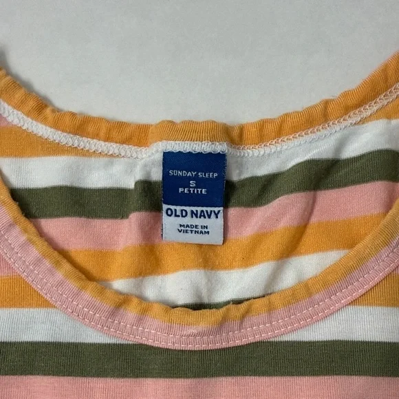 Pajama Striped Tank and Shorts Set - Picture 2 of 4